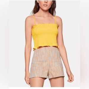 BCBGeneration Smocked Crop Top Size Small The Color I Have Listed Is Rust